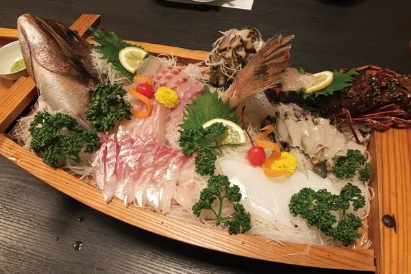 刺身の舟盛り